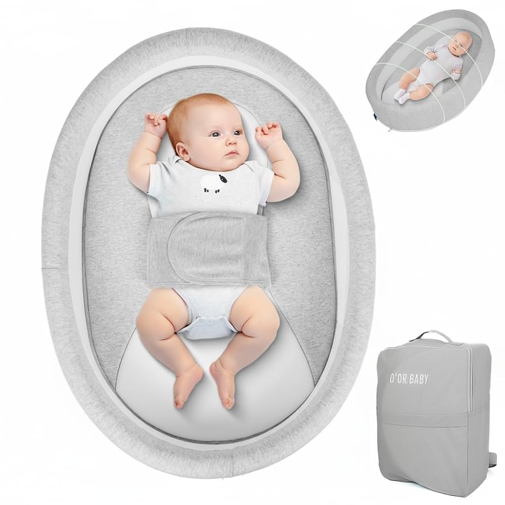 Snuggle me organic ベビーネスト Amazon.com : Large Baby Nest Lounger Breathable and Soft